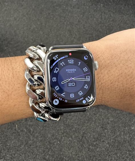 hermes apple watch metal strap|apple watch hermes strap only.